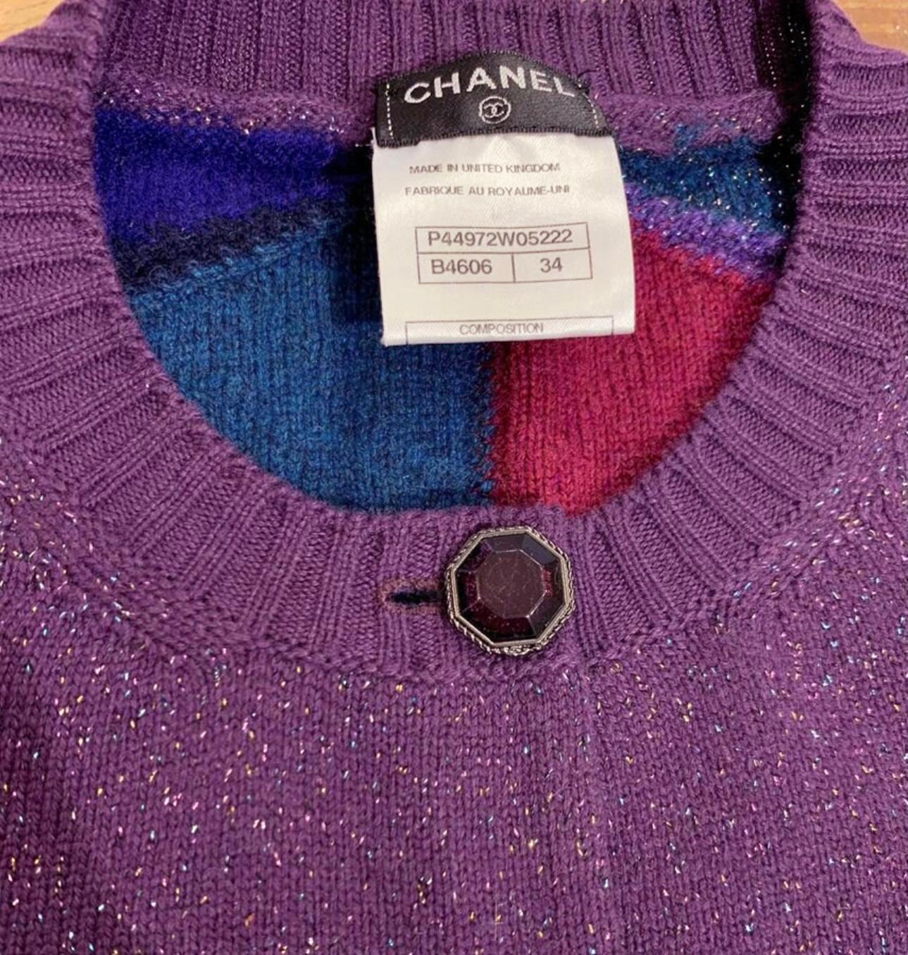 Chanel Cara Delevingne Style Runway Cashmere Cardigan 1