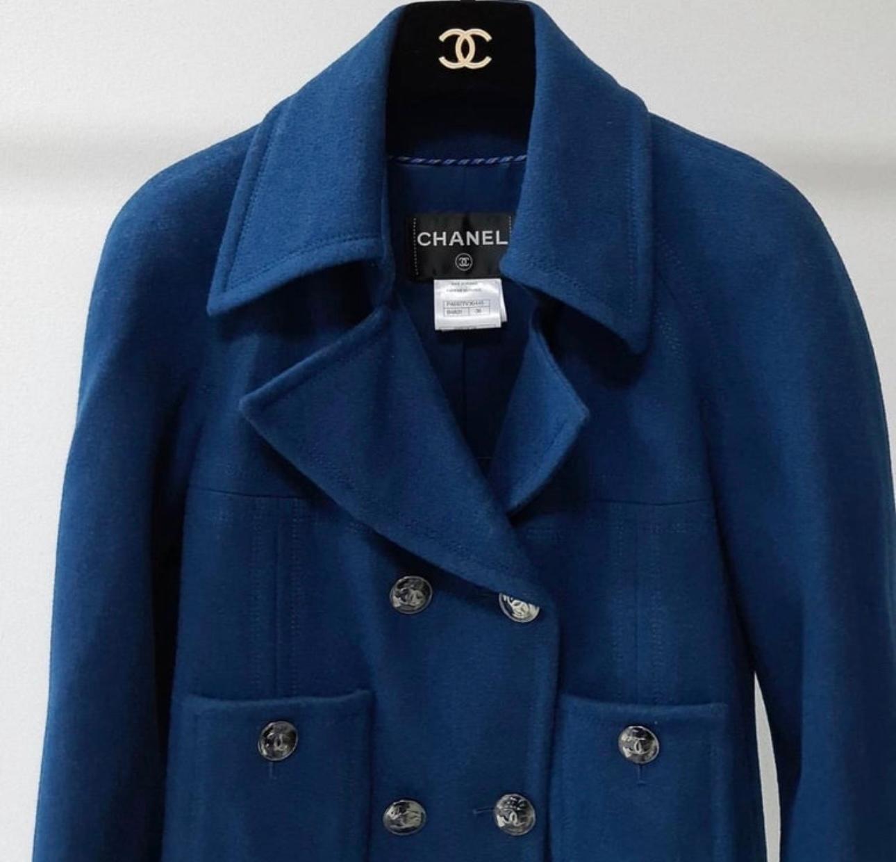 Chanel Cara Delevingne Style Runway Jacket For Sale 3