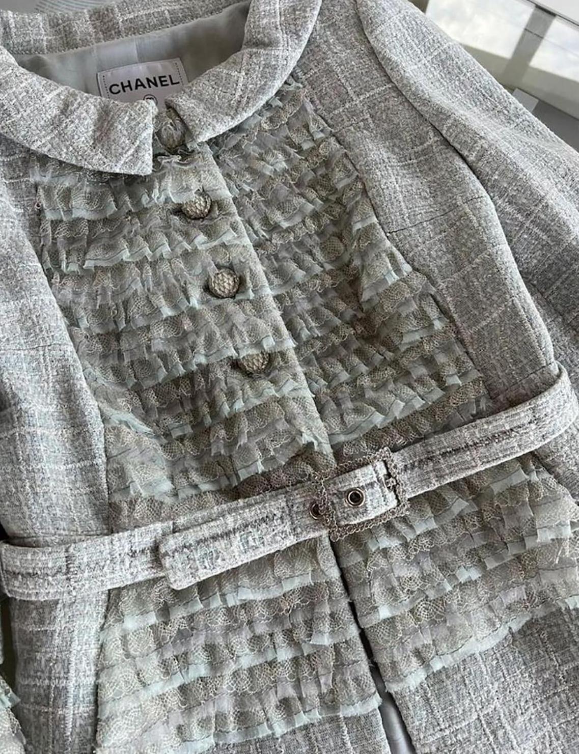 Chanel Cara Delevingne Style Tweed Jacket 2