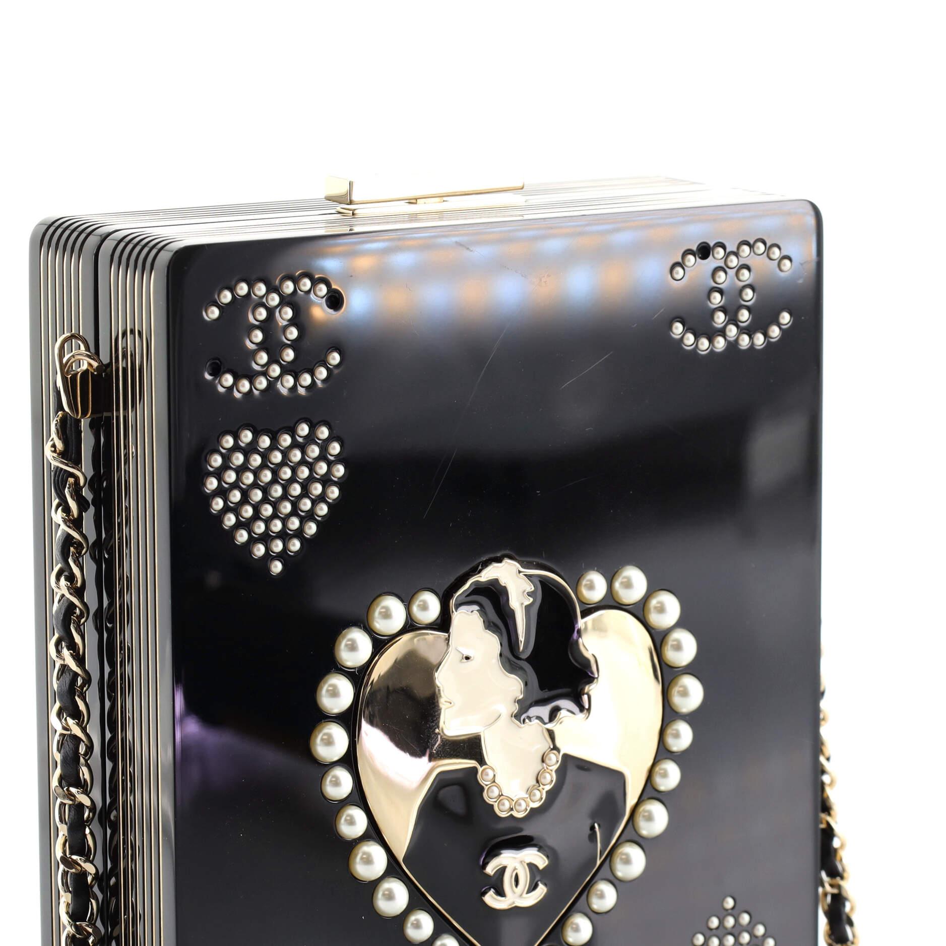 Women's or Men's Chanel Card Casino Minaudiere Plexiglass