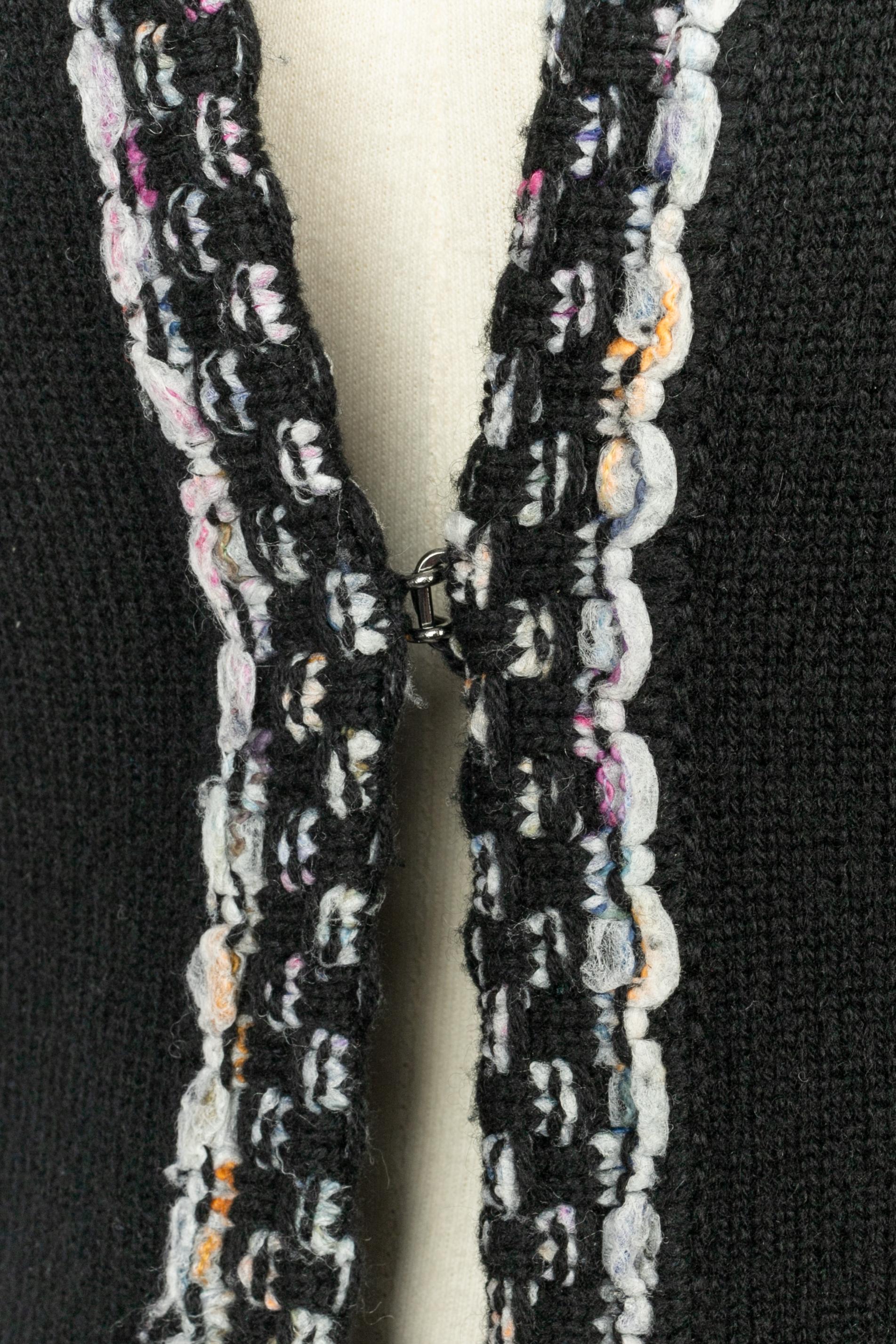 Chanel cardigan Spring 2006 (Schwarz) im Angebot