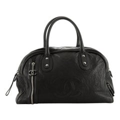 Chanel Carry On CC Zip Bowler Bag Calfskin Large