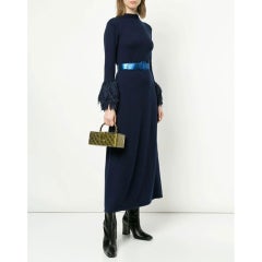 Chanel Case Clutch Box Rare Vanity Minaudière Mini Trunk Jewelry Deep Green