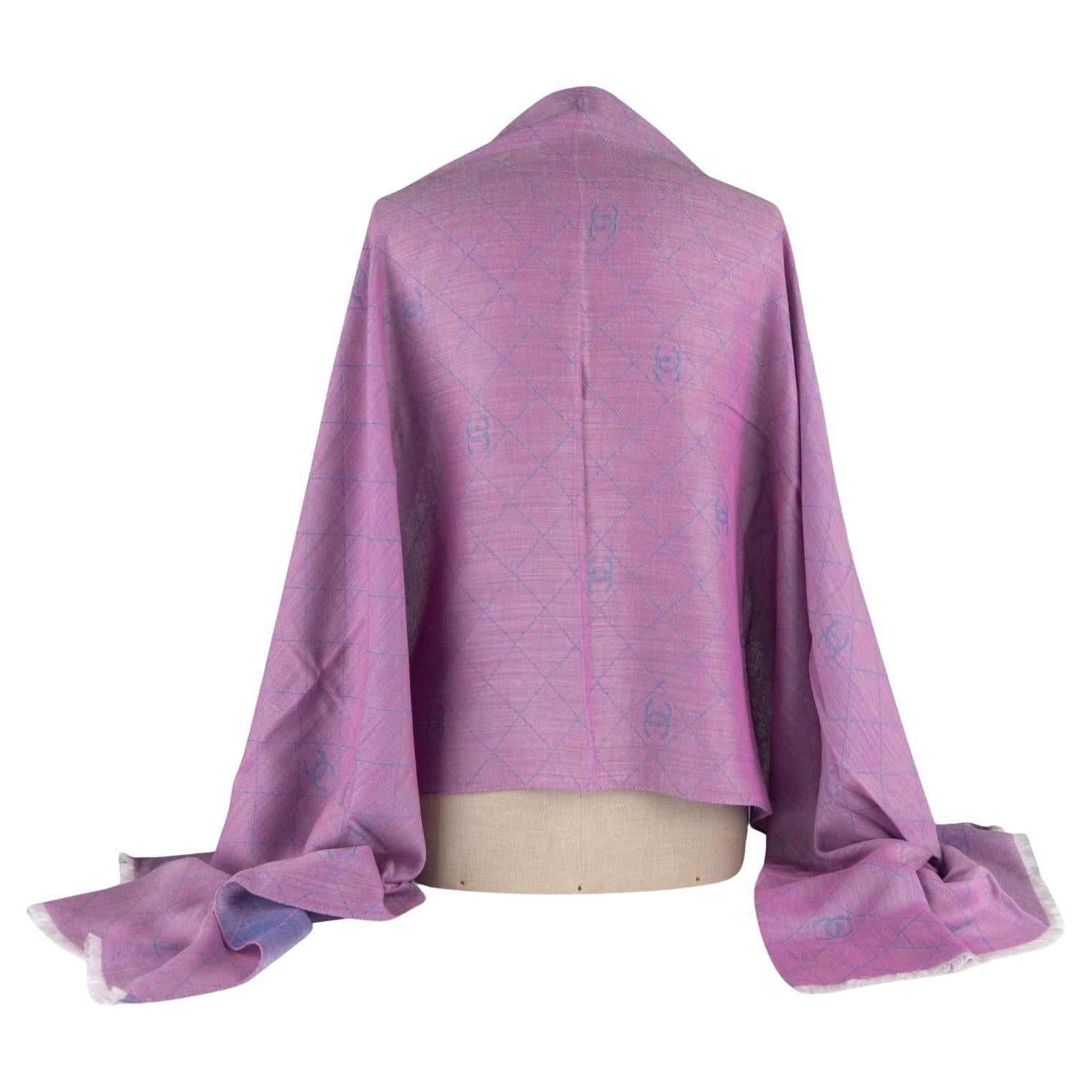 Stola Chanel in cotone lilla &New
