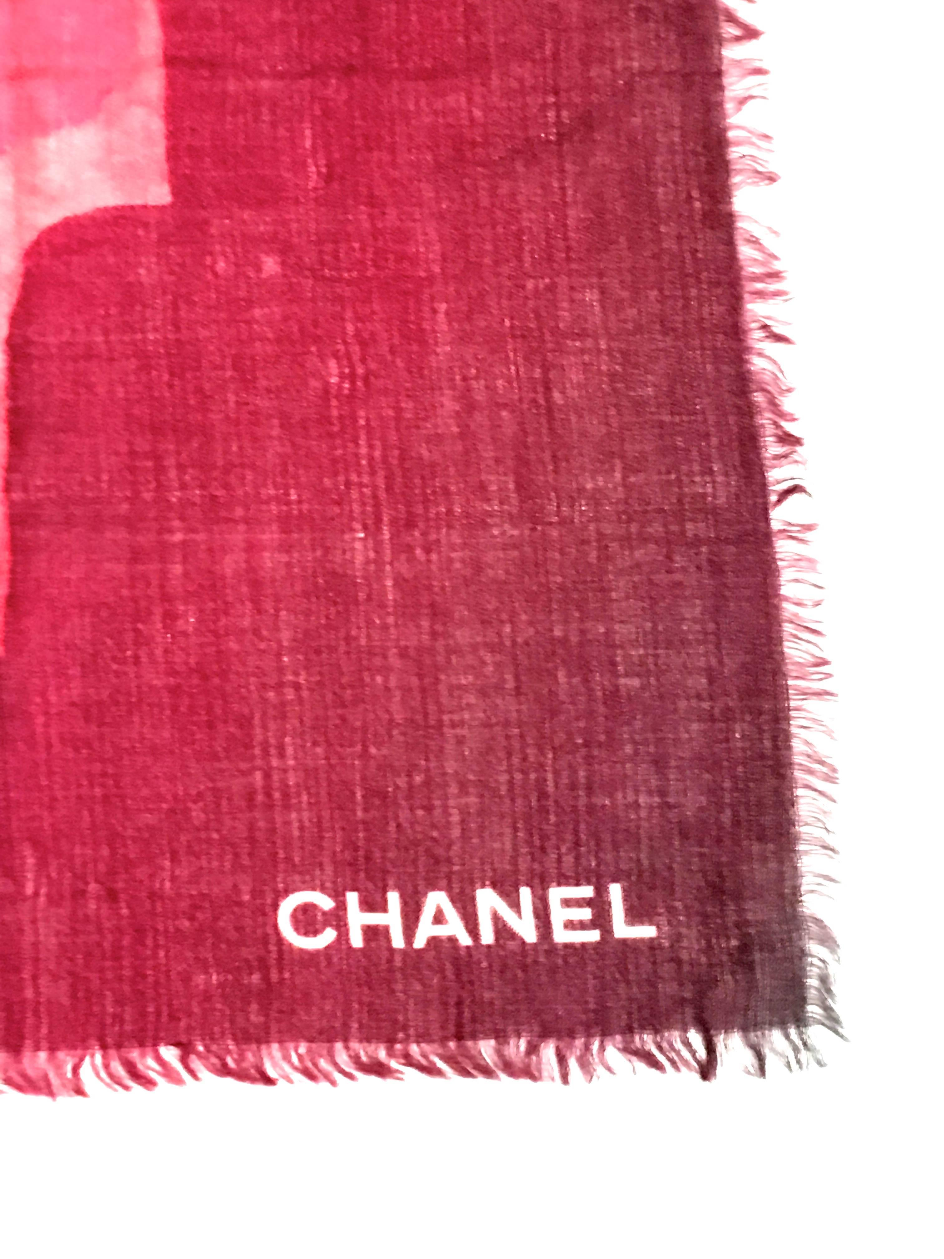 Chanel Cashmere / Silk Shawl   For Sale 2