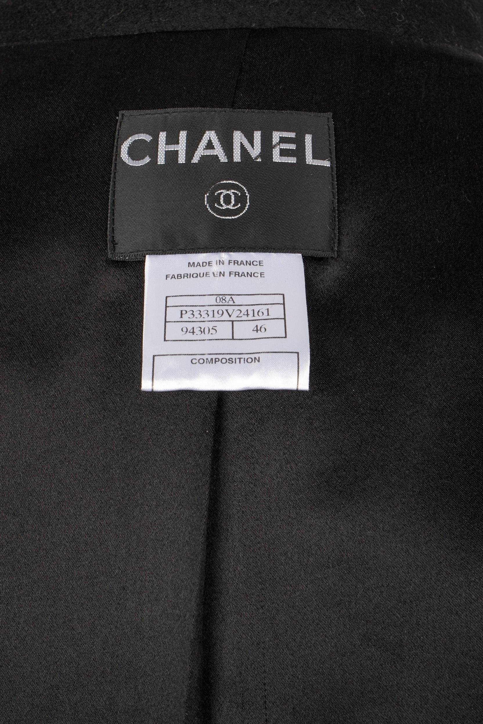 Chanel Cashmere and Wool Jacket, 2008 For Sale 6