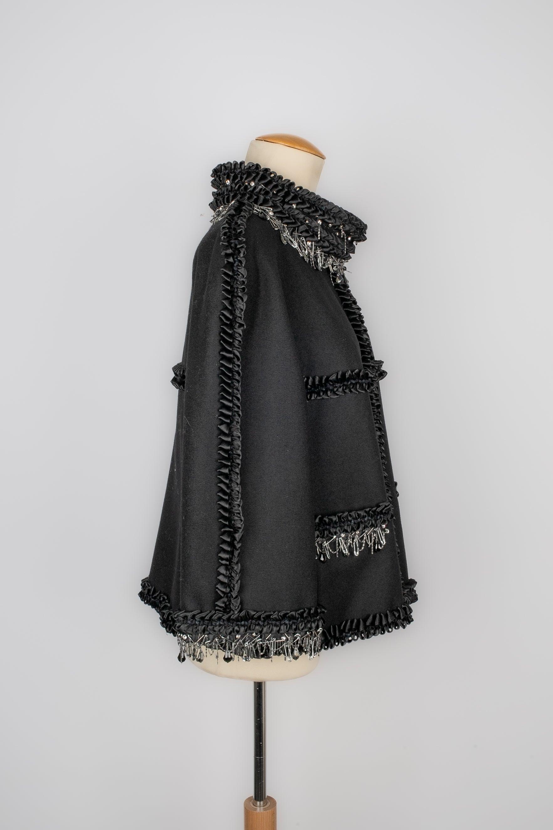 Chanel Jacke aus Kaschmir und Wolle, 2008 im Zustand „Hervorragend“ im Angebot in SAINT-OUEN-SUR-SEINE, FR