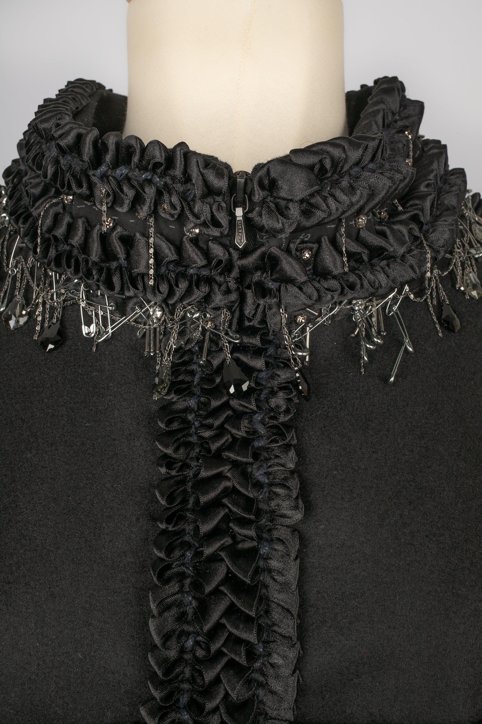 Veste Chanel en cachemire et laine, 2008 en vente 2