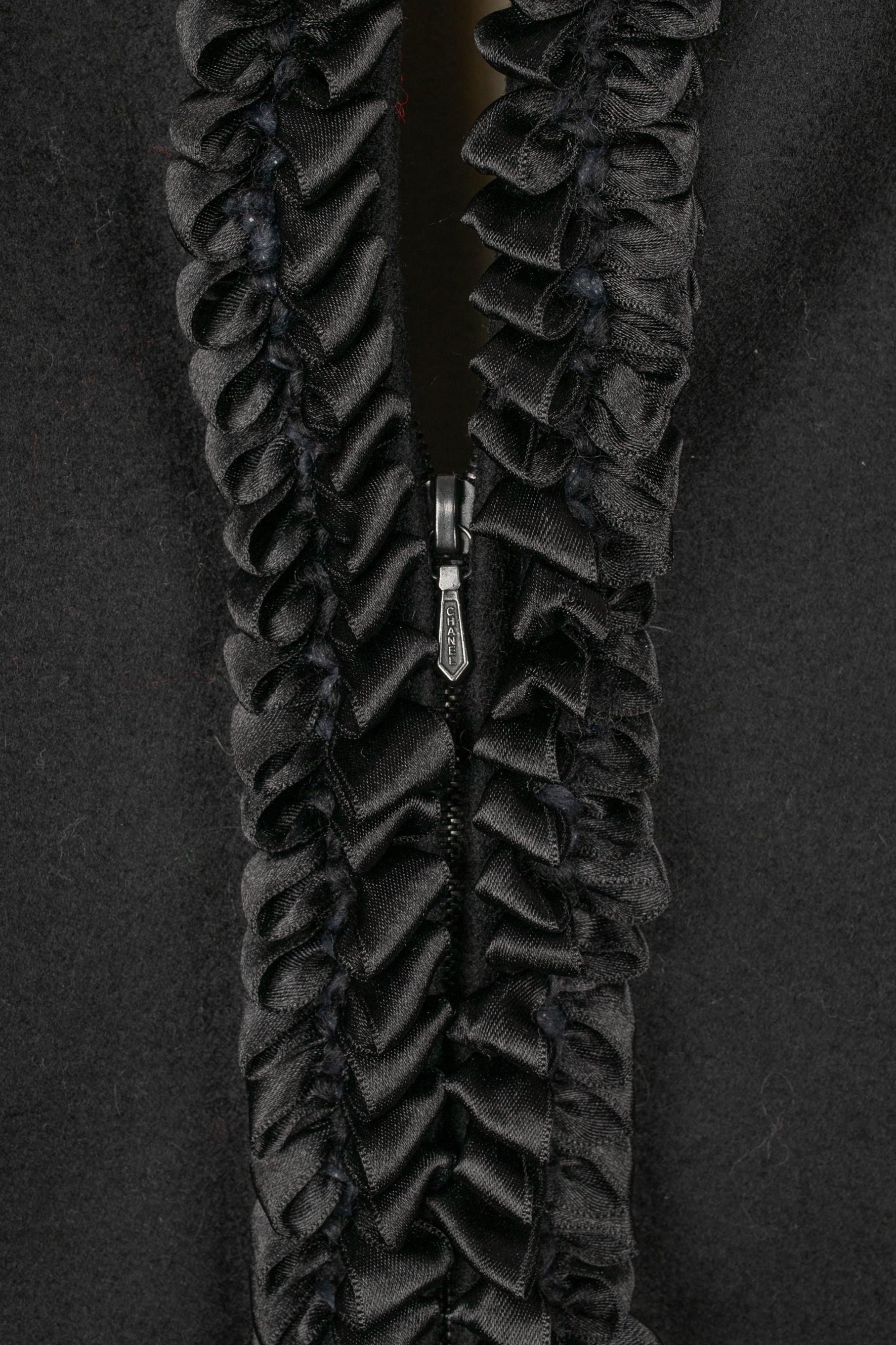Veste Chanel en cachemire et laine, 2008 en vente 5