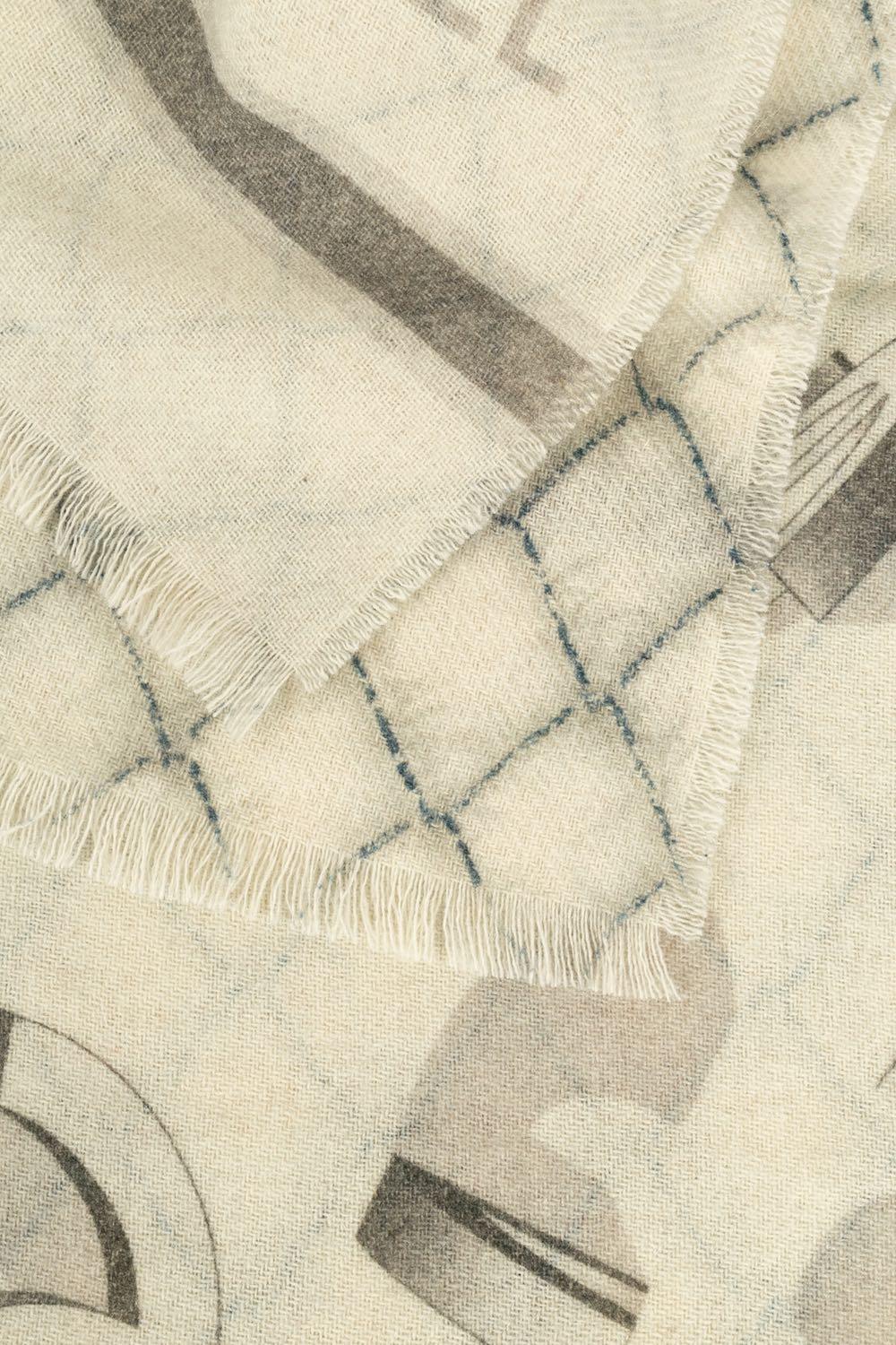 Chanel Cashmere and Wool Stole 1