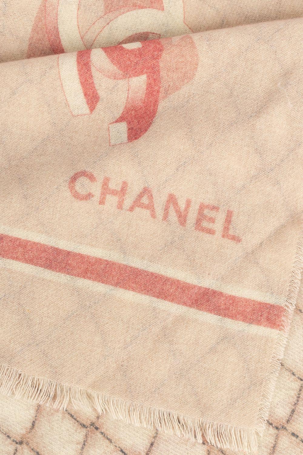 Chanel Cashmere and Wool Stole 1