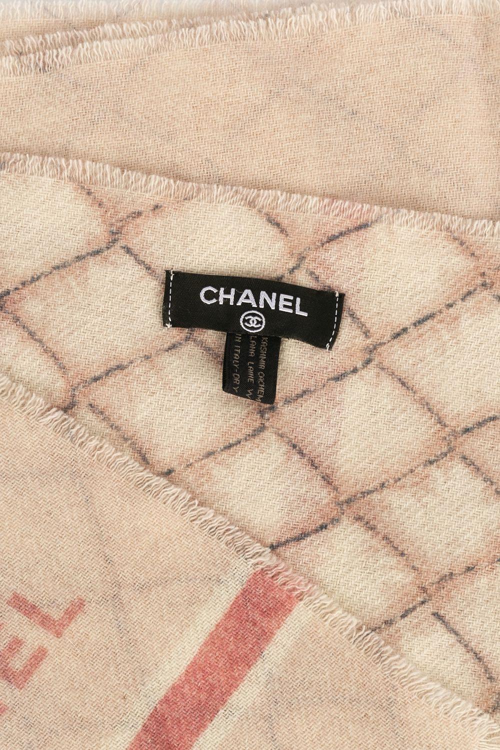 Chanel Cashmere and Wool Stole 2
