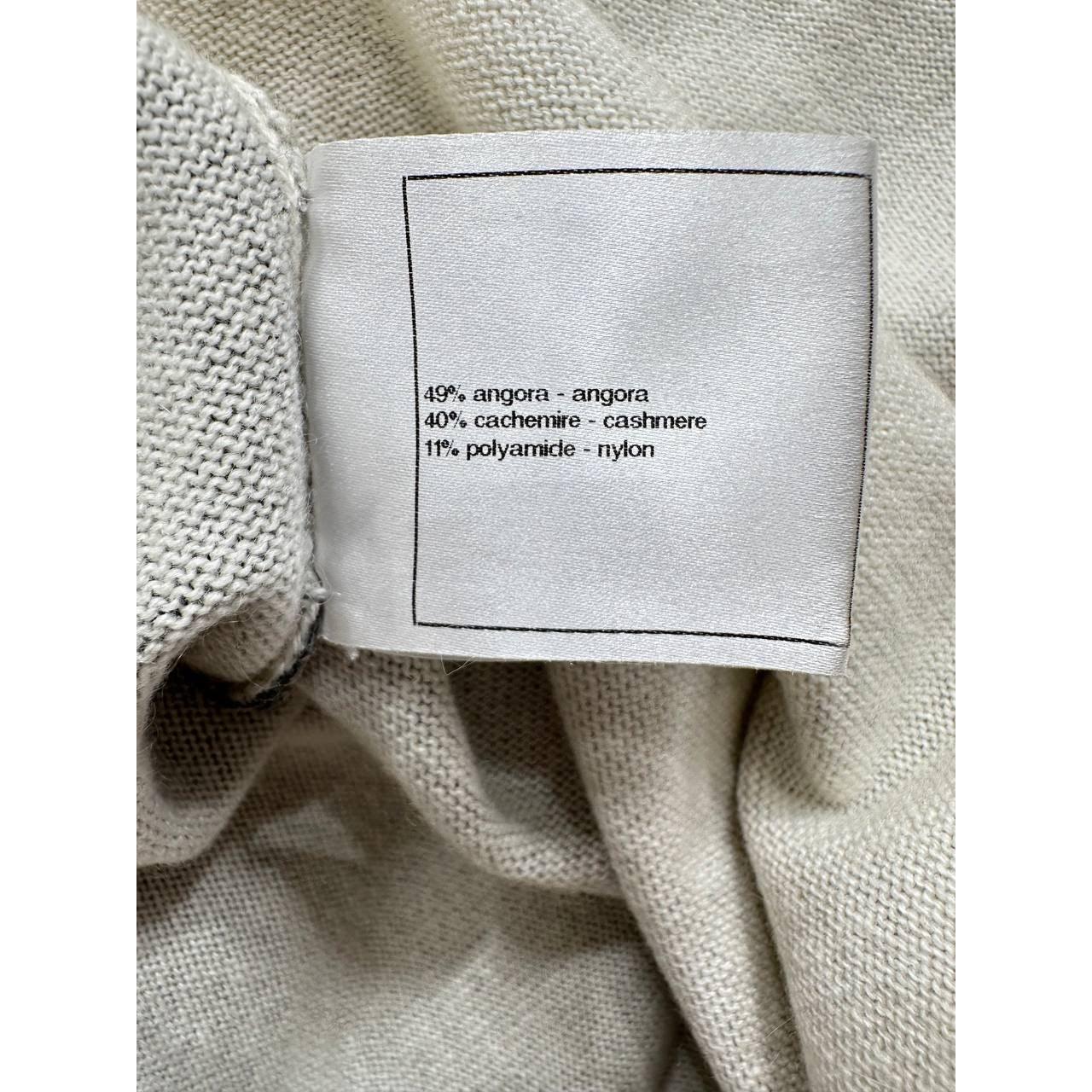 CHANEL Vestido Colección 2010 Angora Cachemira Talla 38 en venta 1