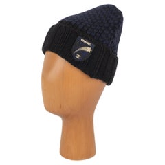 Chanel Cashmere Beany Hat with Shield