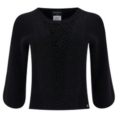 Chanel Cashmere Camellia Flower Design Top/Jumper