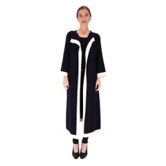 Chanel Cashmere Cardi/Coat With 'CC' Logo Buttons