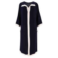 Chanel Cashmere Cardi/Coat With 'CC' Logo Buttons