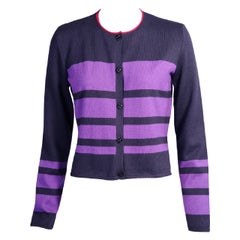 Chanel - Cardigan et ensemble coquillage en cachemire