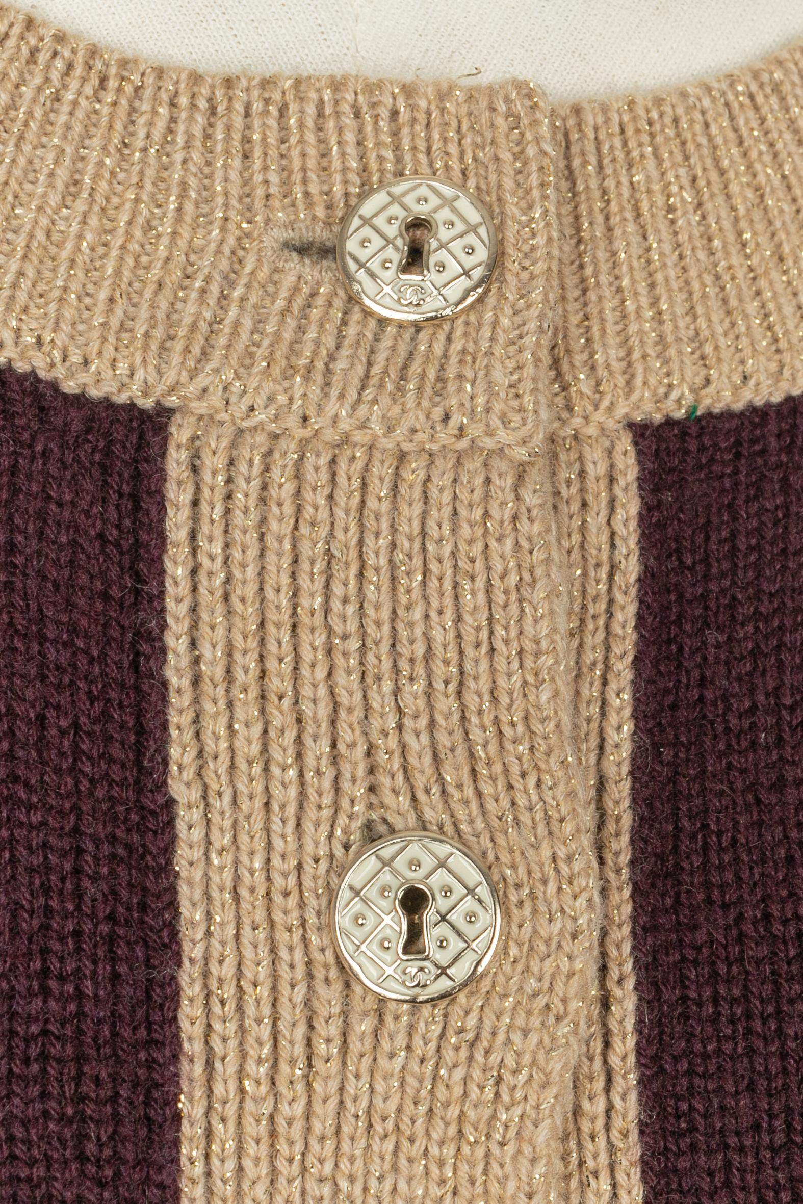 Cardigan en cachemire Chanel Excellent état - En vente à SAINT-OUEN-SUR-SEINE, FR