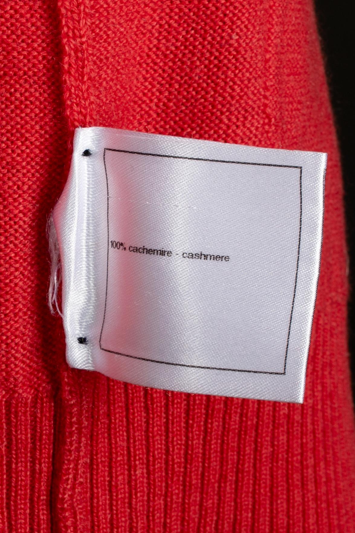 Cardigan en cachemire Chanel Printemps 2009 en vente 6