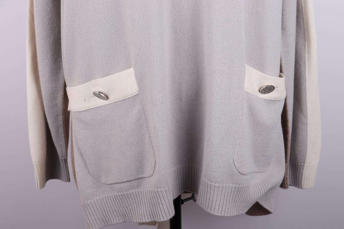 Robe en cachemire Chanel, taille 50 (plus size) en vente 6