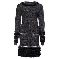 Chanel, Cashmere fur fringe dress