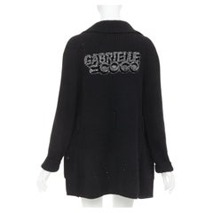 CHANEL Cashmere GABRIELLE COCO Cardigan FR36