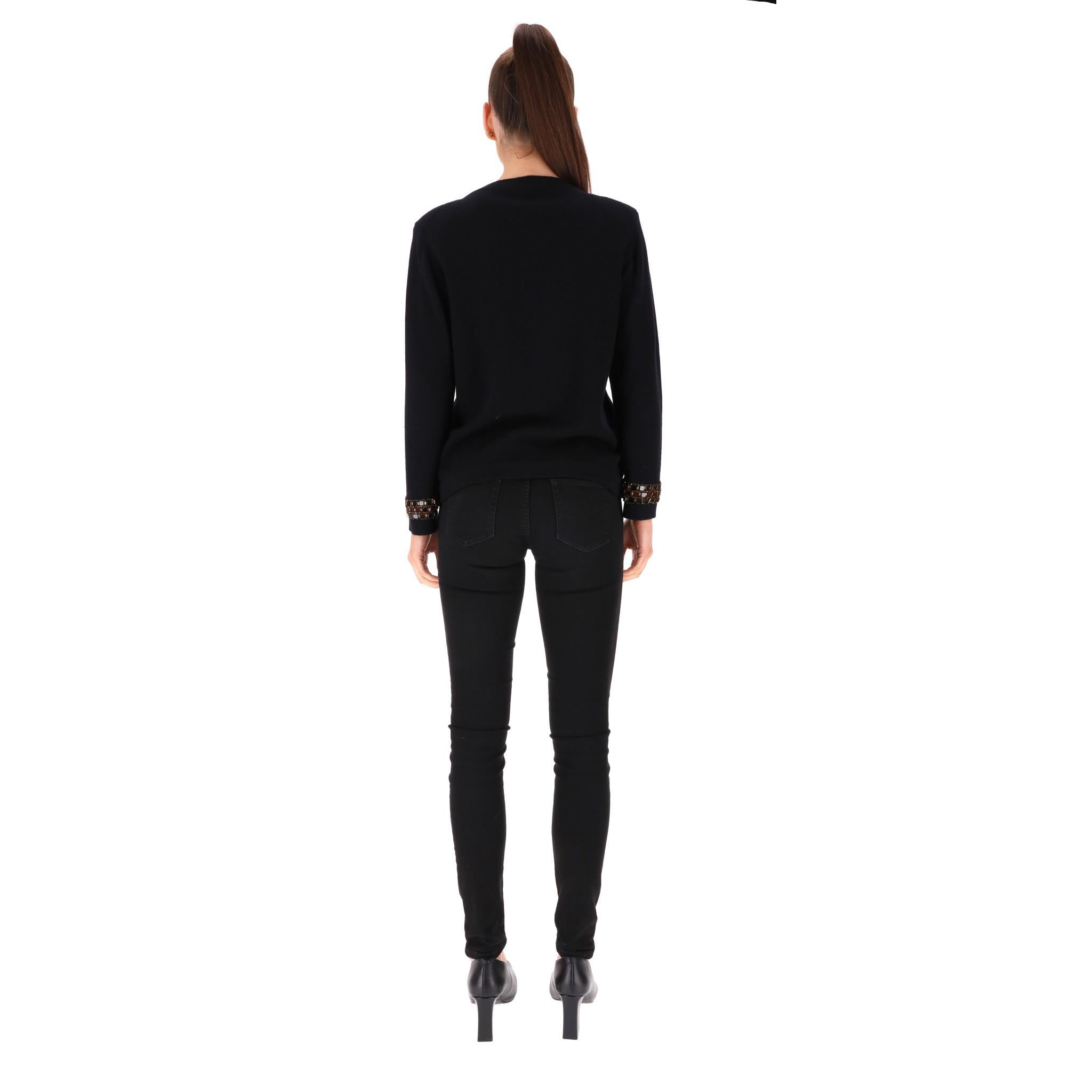 Chanel Cashmere Jewelled Cardigan/Jacket In Excellent Condition In London, GB