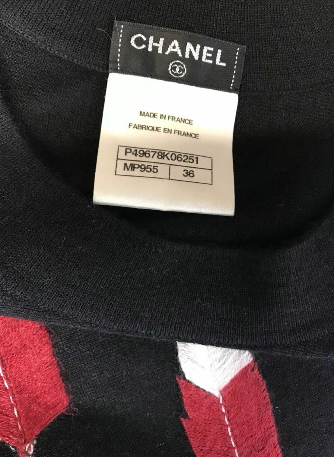 Chanel Paris / Dallas Cashmere Jumper 36 FR 4
