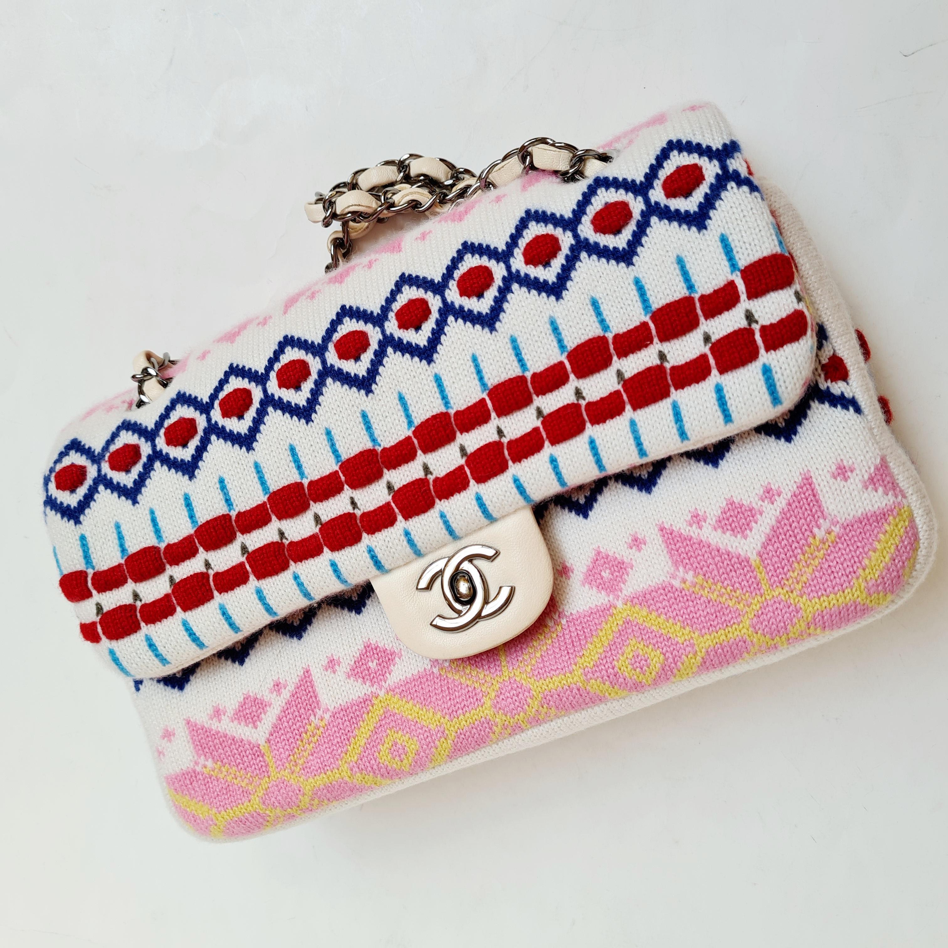 Chanel Cashmere Paris-Salzburg Medium Flap Bag  13