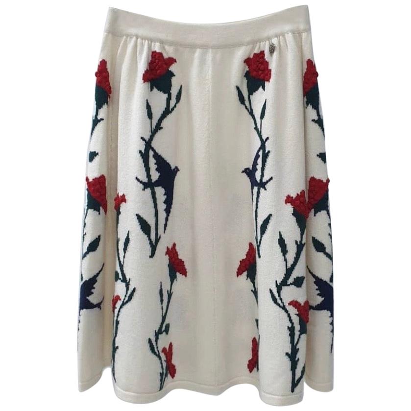 Chanel Cashmere Paris-Salzburg Skirt 
