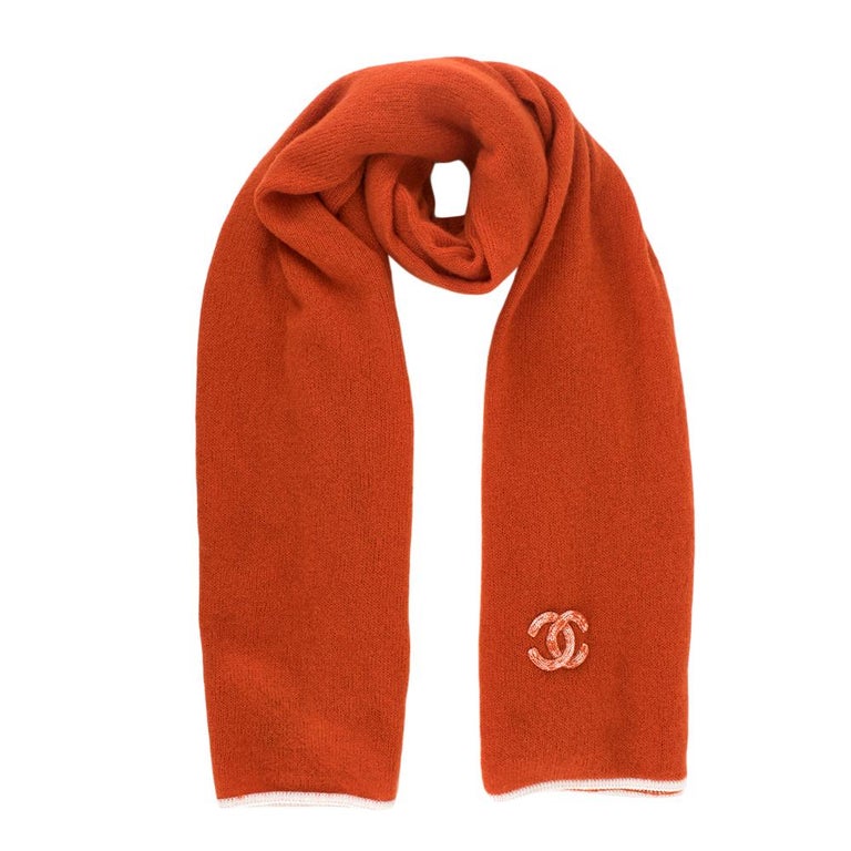 Chanel Cashmere and Silk hat, scarf and gloves set at 1stDibs