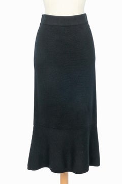 Chanel cashmere skirt