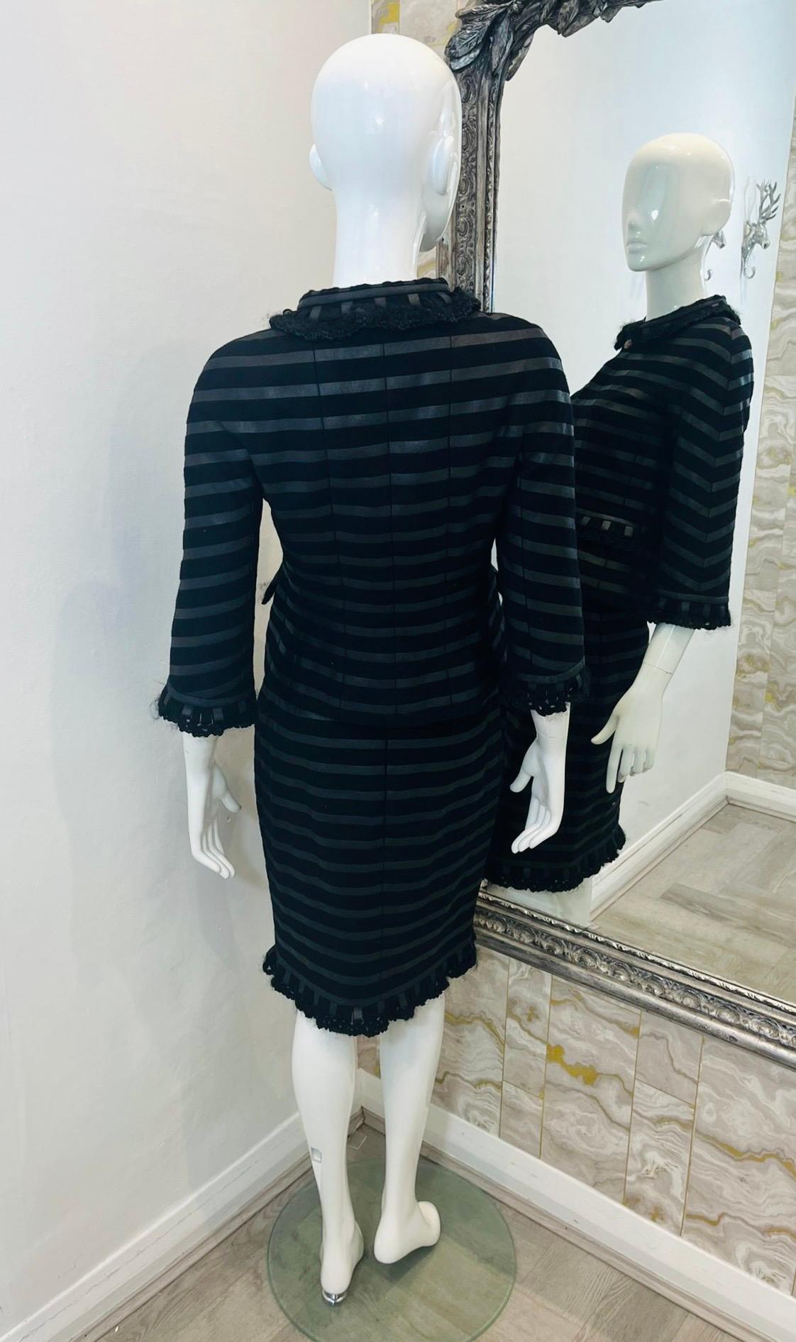 Women's Chanel Cashmere Skirt & Jacket Suit For Sale