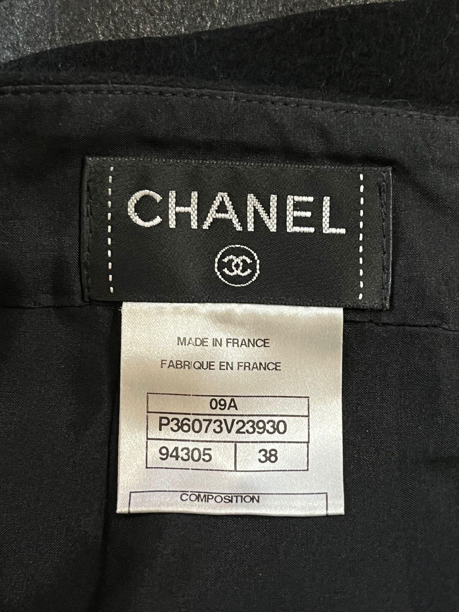 Chanel Cashmere Skirt & Jacket Suit For Sale 5