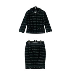 Chanel Cashmere Skirt & Jacket Suit