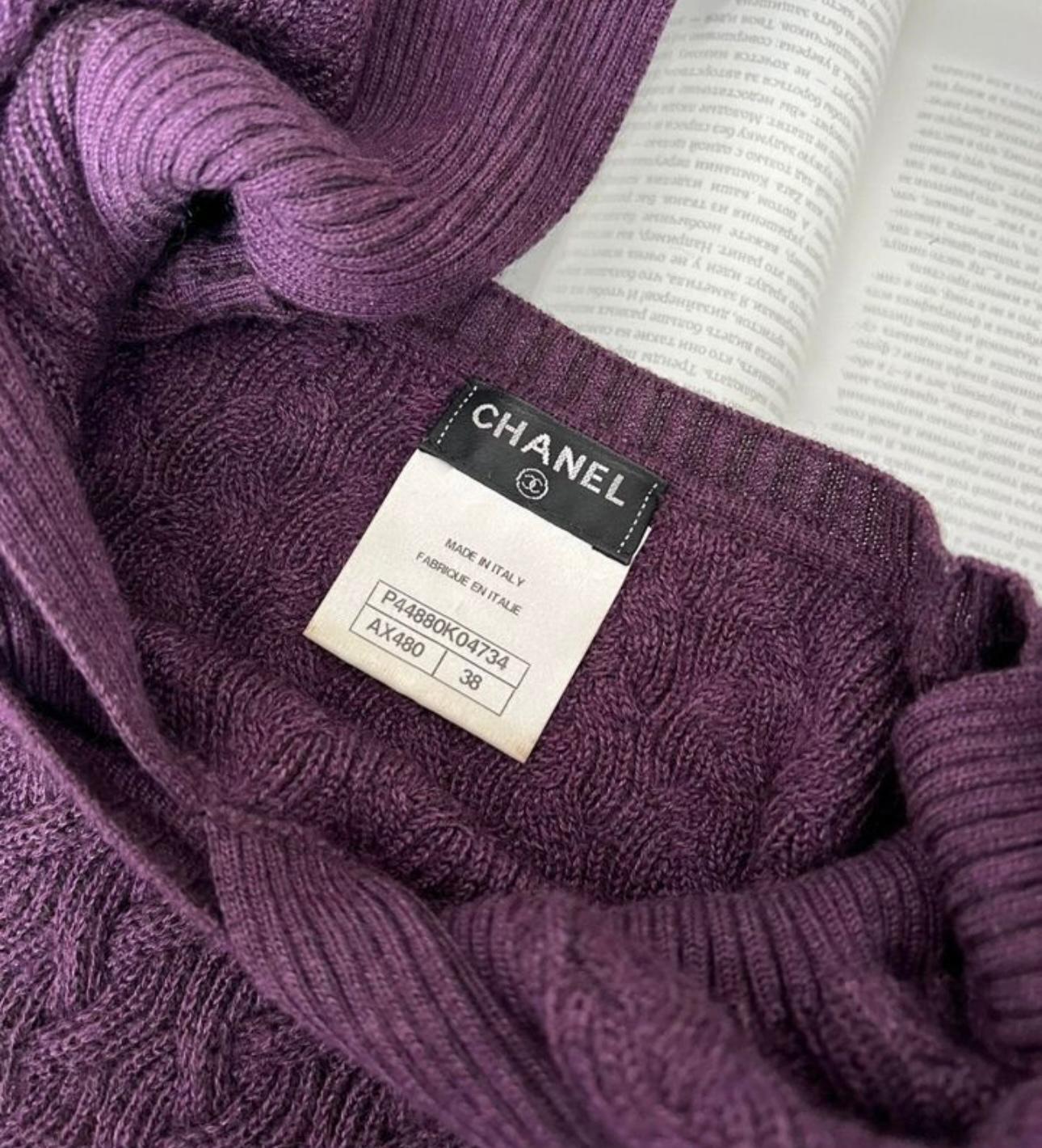 Chanel Cashmere Snooded Jumper 2