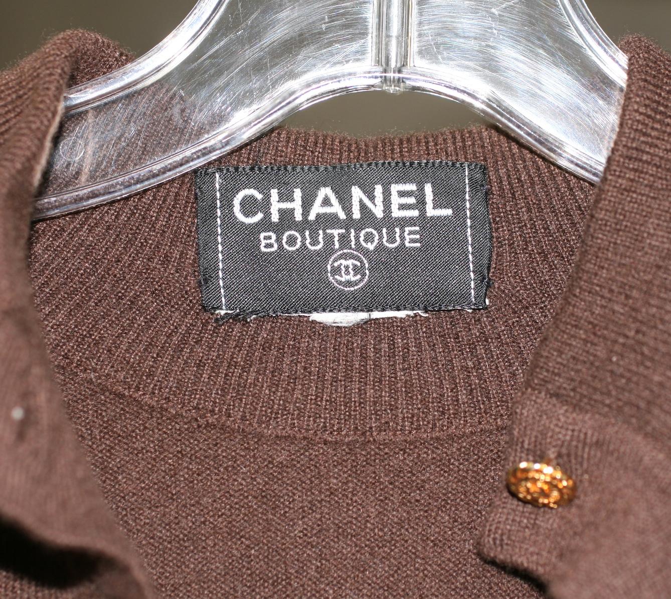 Women's or Men's Chanel Cashmere Sweater Tunic For Sale