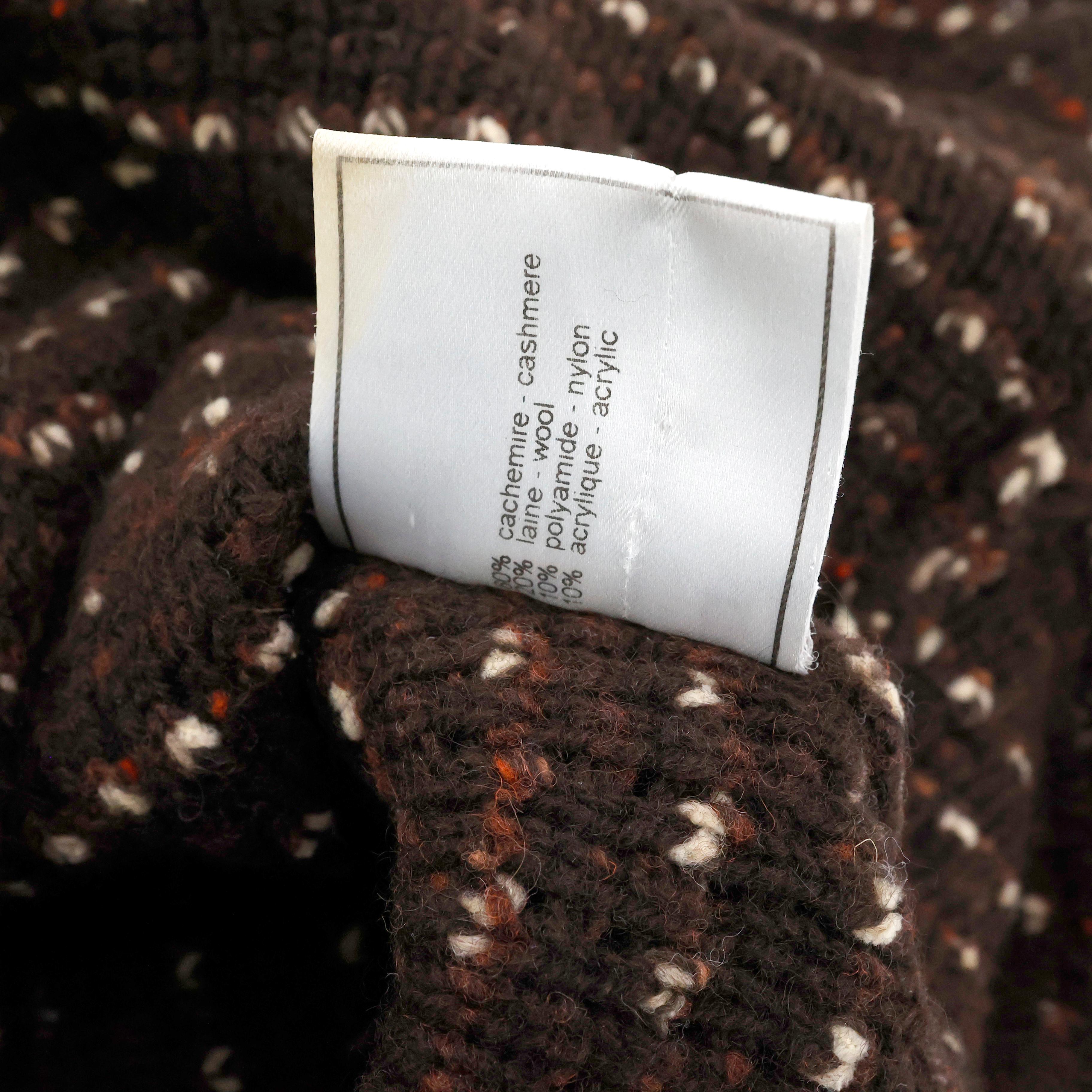 Chanel cashmere Tank Top In Excellent Condition For Sale In Bressanone, Trentino-Alto Adige