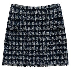 Chanel Cashmere, Wool & Silk Tweed Skirt