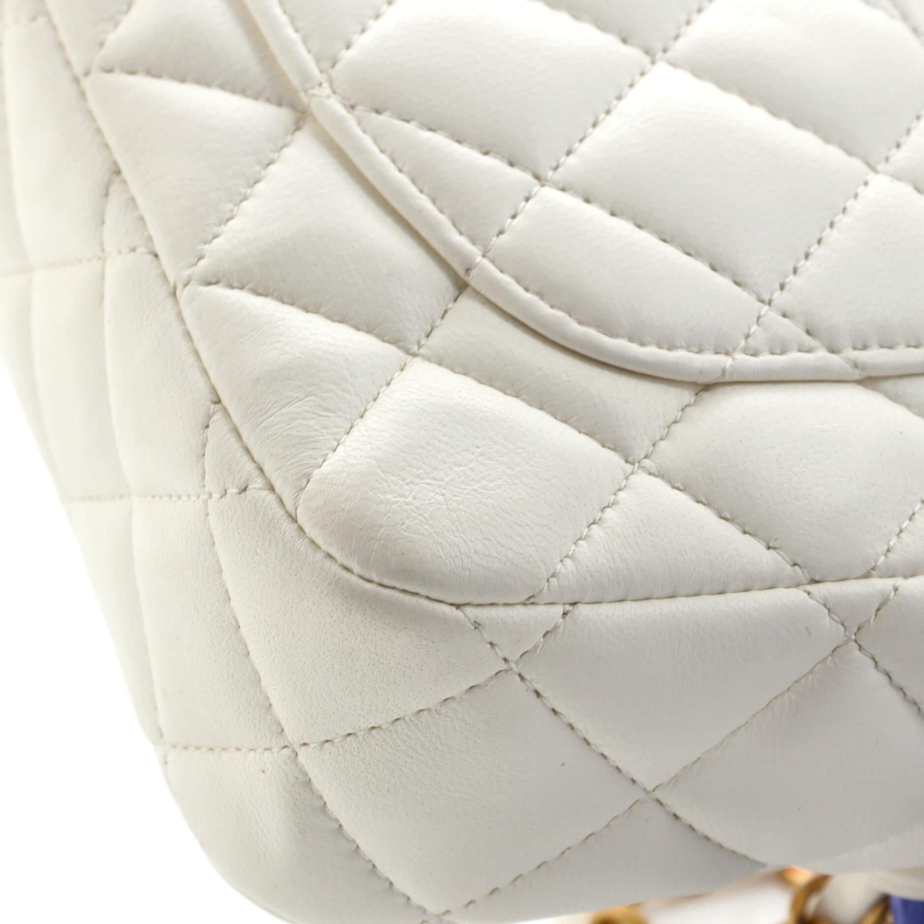 Chanel Casino Royale Charms Square Flap Bag Quilted Lambskin with Enamel Mini 2