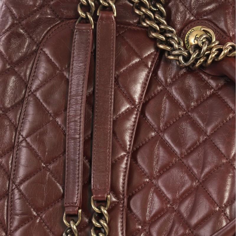 Chanel Castle Rock Flap Bag Quilted Glazed Calfskin Medium 2