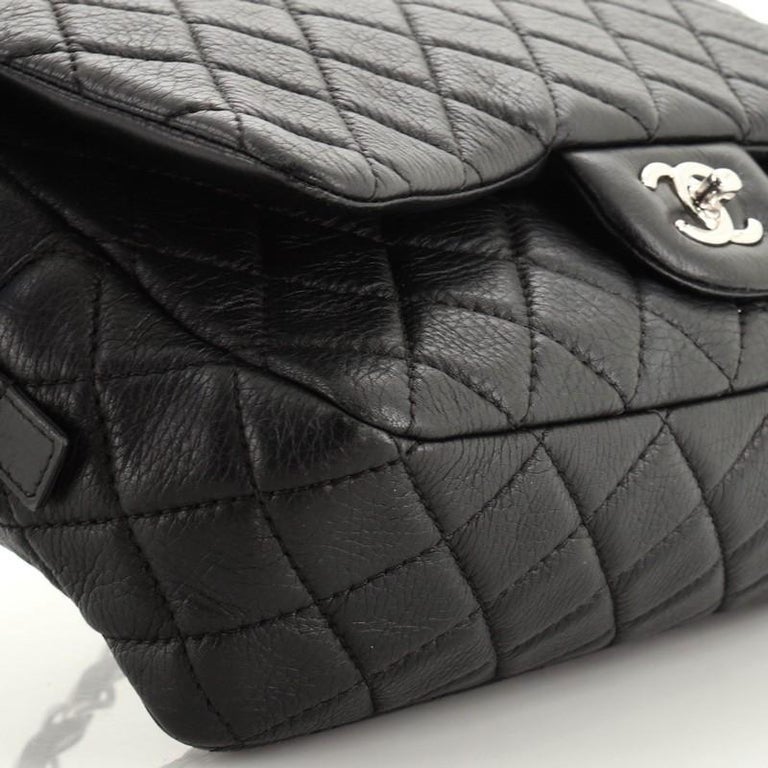 Chanel Casual Journey Flap Bag Quilted Deerskin Jumbo For Sale At 1stdibs