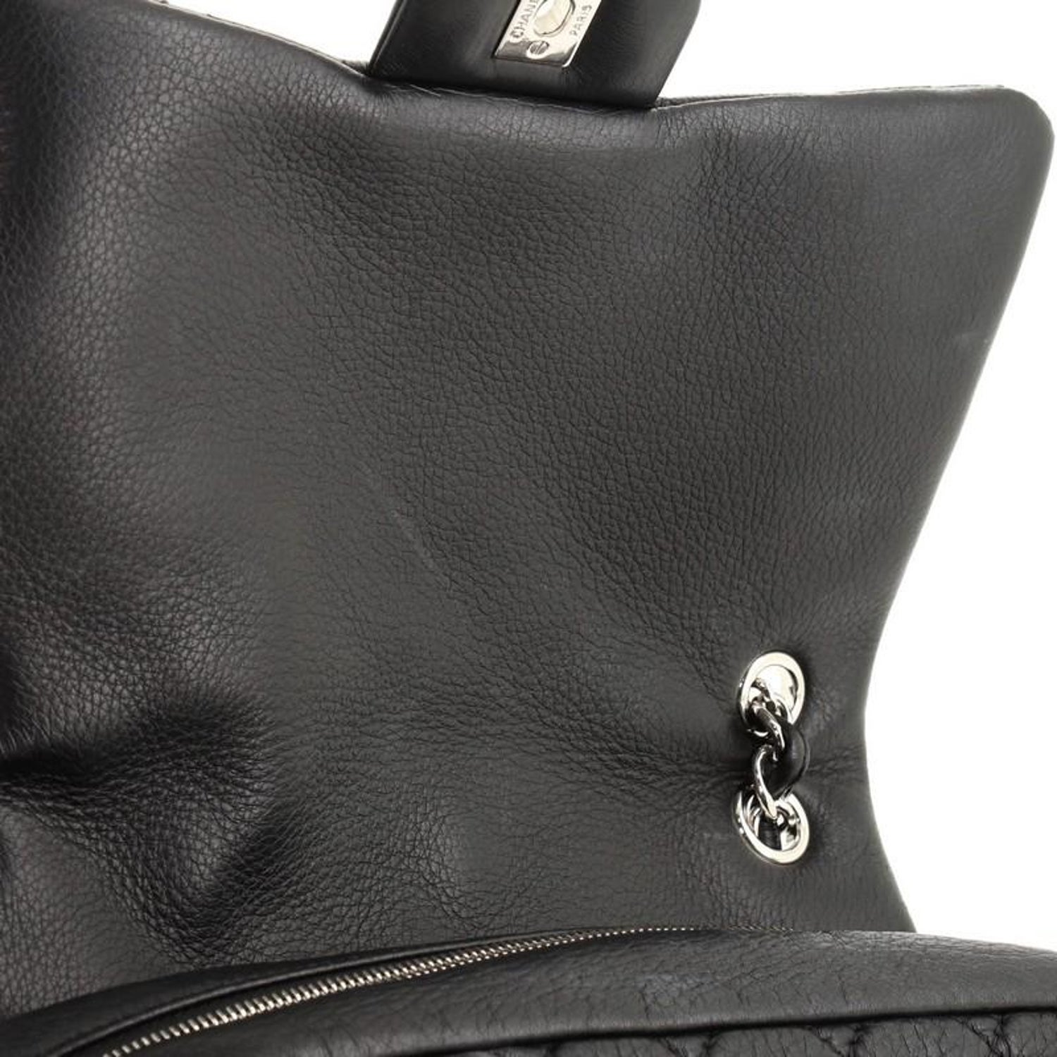 Chanel Casual Journey Flap Bag Quilted Deerskin Jumbo For Sale At 1stdibs