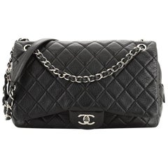 Chanel Casual Journey Flap Bag Quilted Deerskin Jumbo