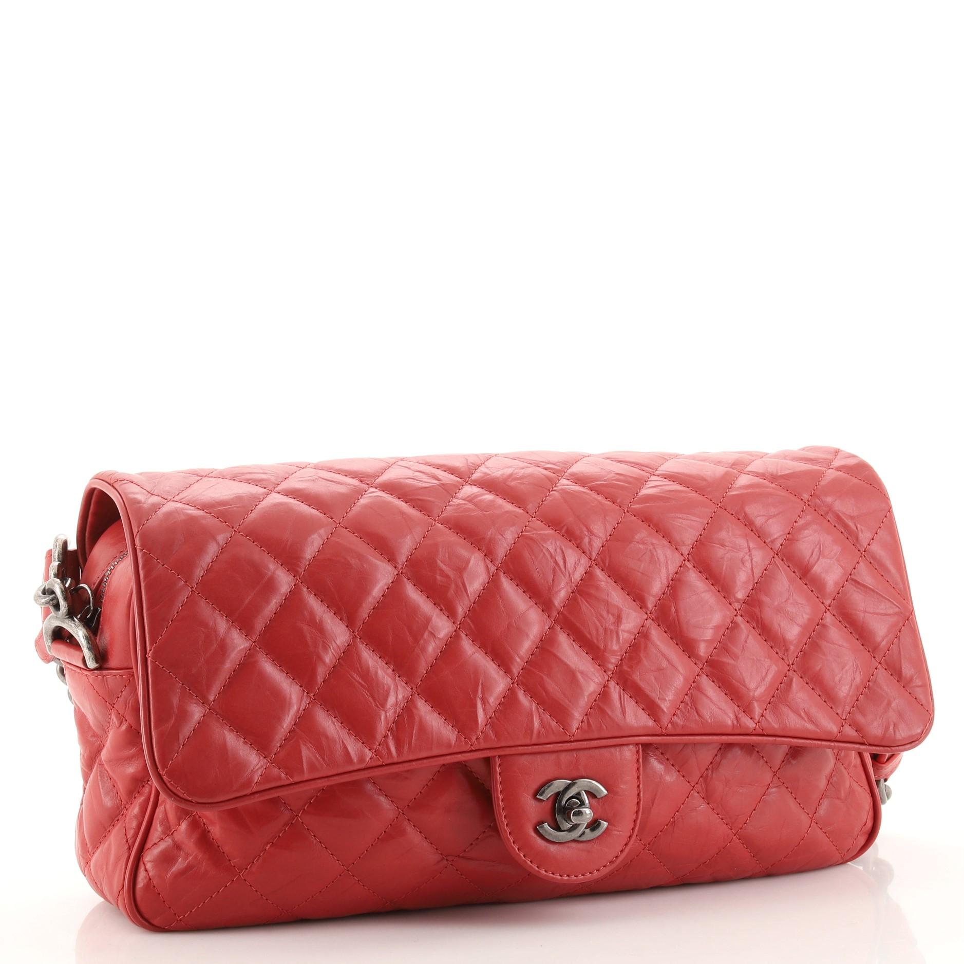 chanel airline flap bag