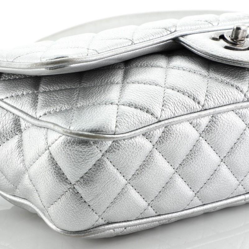 Chanel Casual Rock Airlines Flap Bag Quilted Goatskin Medium In Good Condition In NY, NY