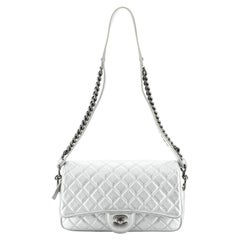 Chanel Casual Rock Airlines Flap Bag Quilted Goatskin Medium