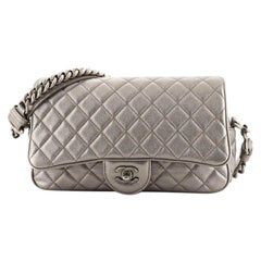 Chanel Casual Rock Airlines Flap Bag Quilted Goatskin Small