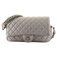 Chanel Casual Rock Airlines Flap Bag Quilted Goatskin Small